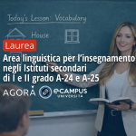 Area linguistica per l’insegnamento negli Istituti secondari di I e II grado A-24 e A-25